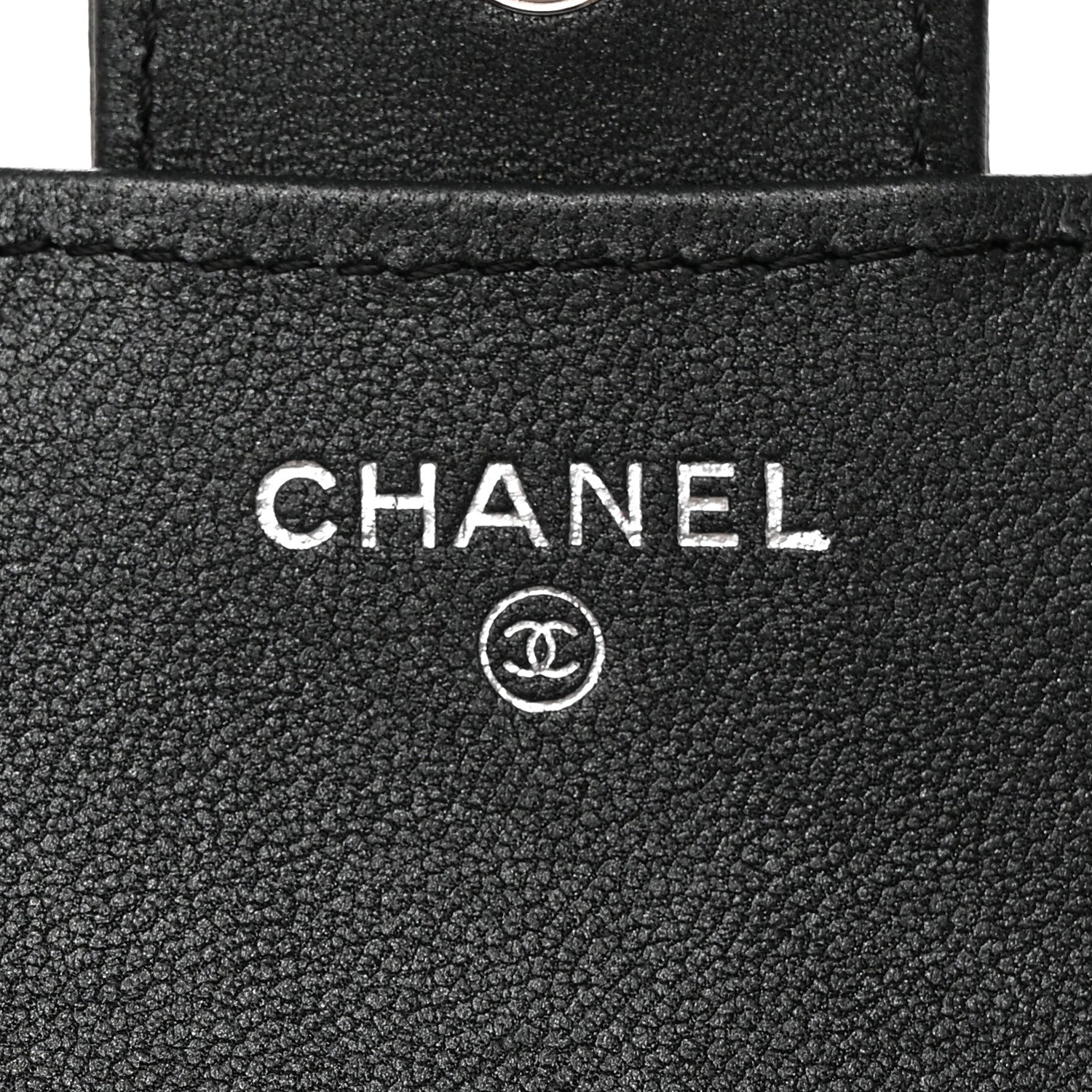 Chanel Lambskin Quilted Compact Flap Wallet So Black 6 of 12