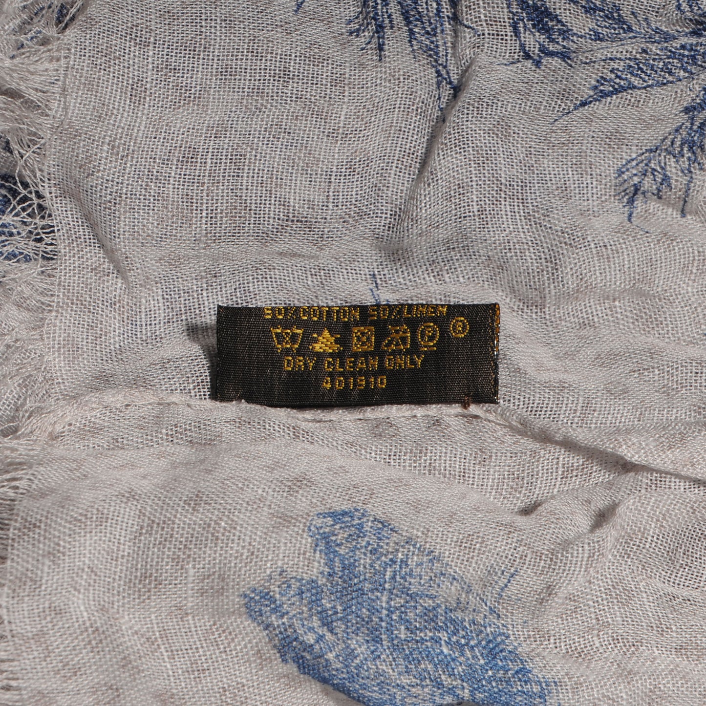 Cotton Linen Toile Etole De Louis Pareo Blue