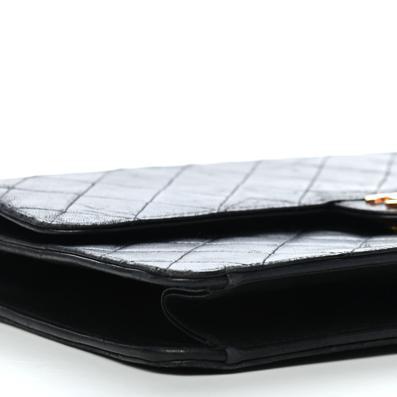 Chanel Lambskin Quilted Medium Single Flap Black 7 of 8