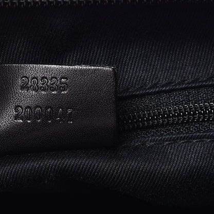 Gucci Nylon Monogram Small Hobo Black 6 of 15