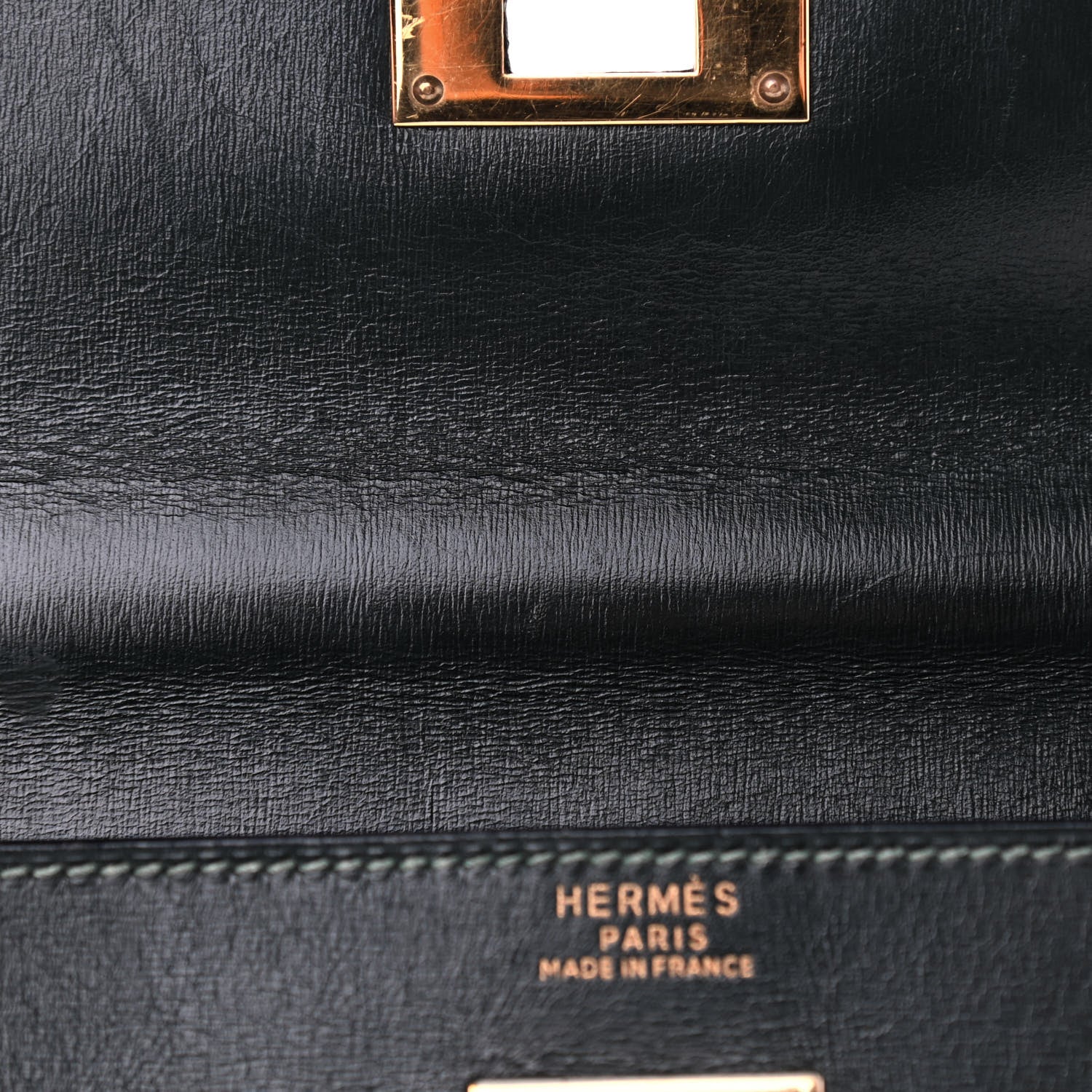 Hermes Box Kelly Retourne 32 Vert Fonce 9 of 15