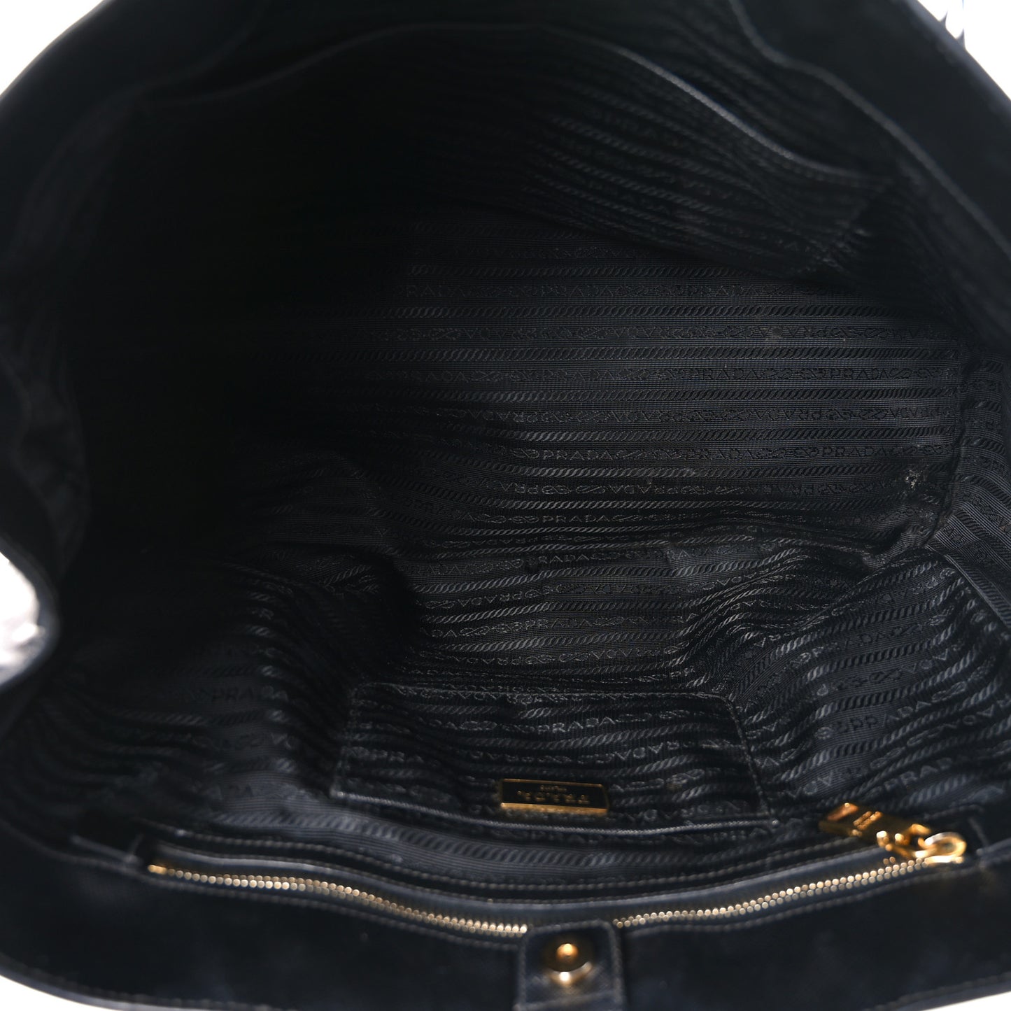 Saffiano Lux Large Tote Black