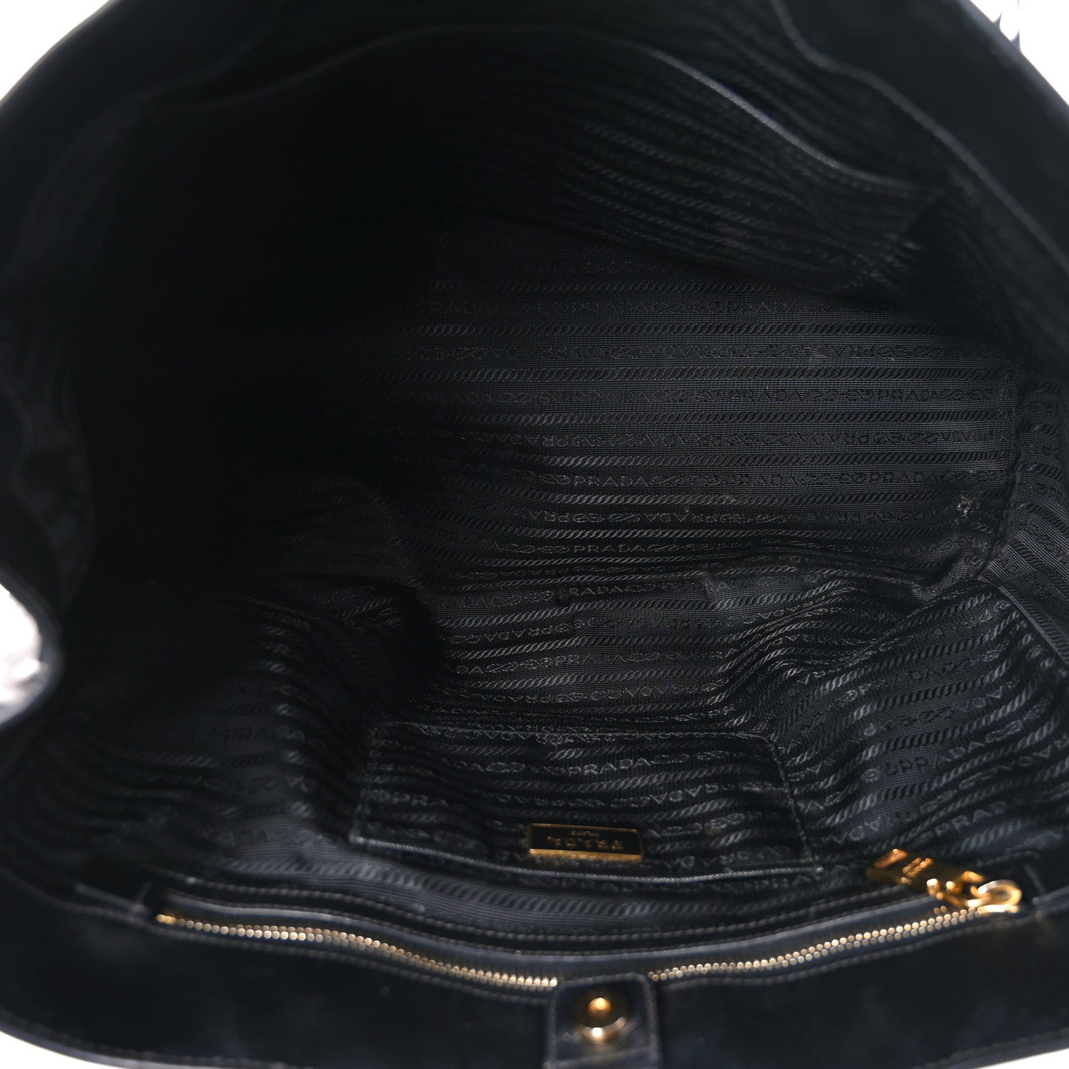 Prada Saffiano Lux Large Tote Black 5 of 9