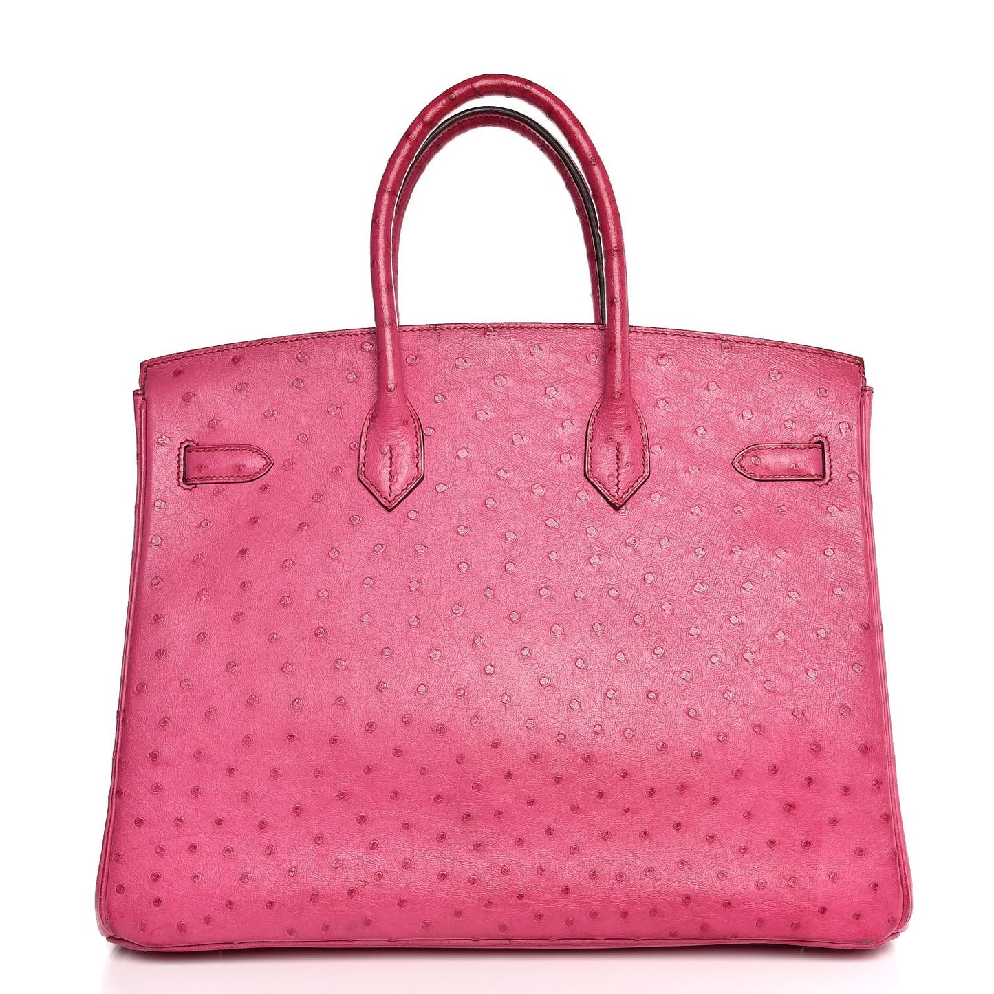 Ostrich Birkin 35 Fuchsia