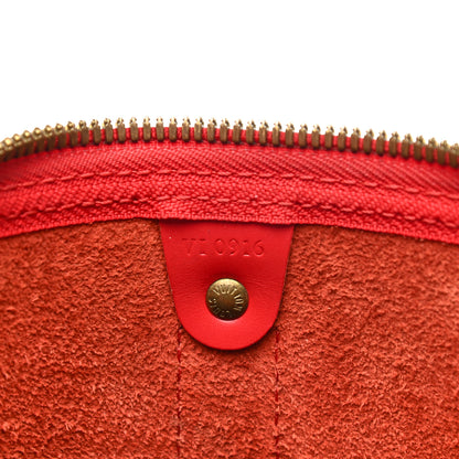 Louis Vuitton Epi Keepall 50 Castillan Red 12 of 17