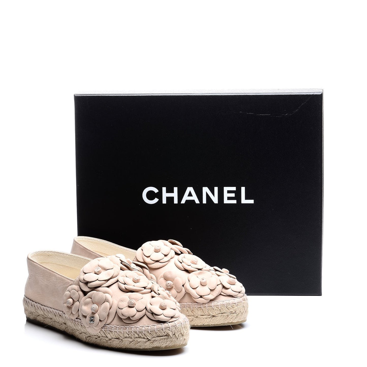 Suede Camellia CC Espadrilles 39 Pink