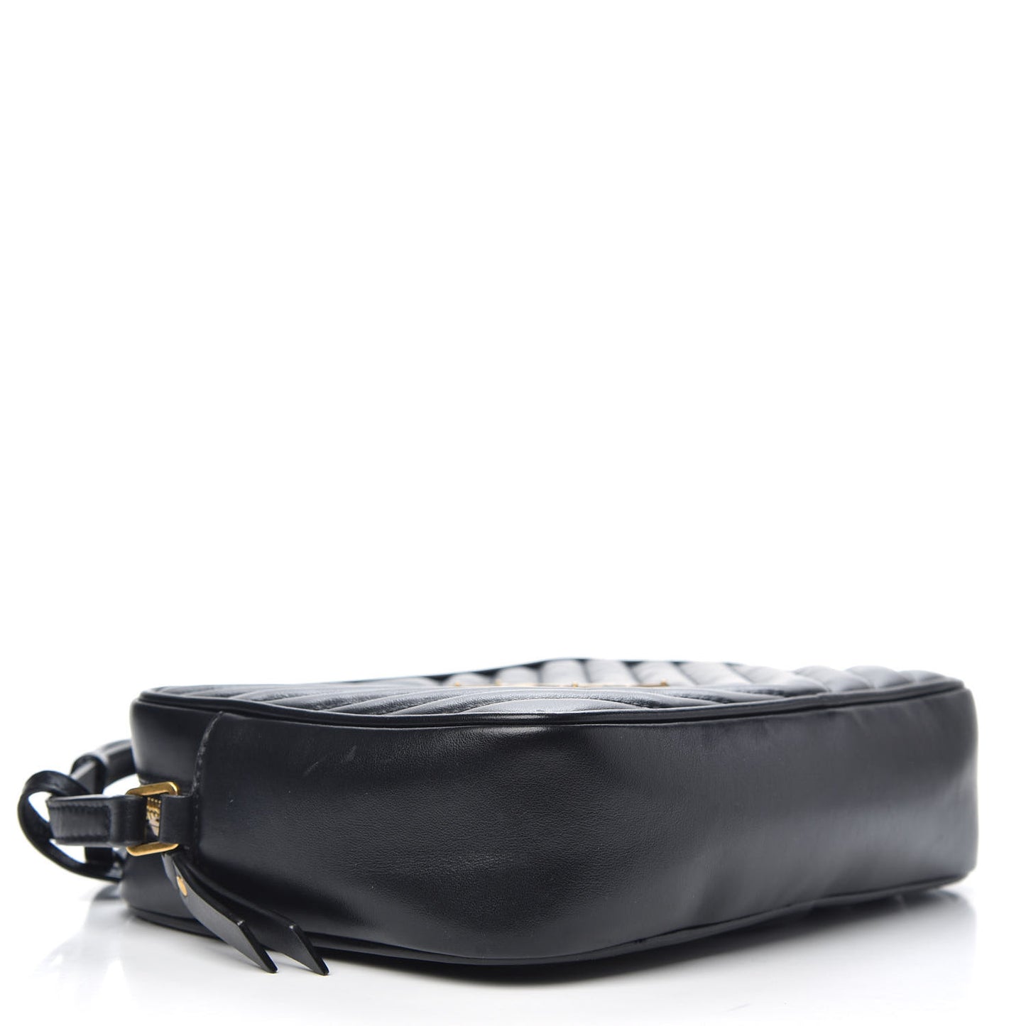 Calfskin Matelasse Monogram Lou Camera Bag Black