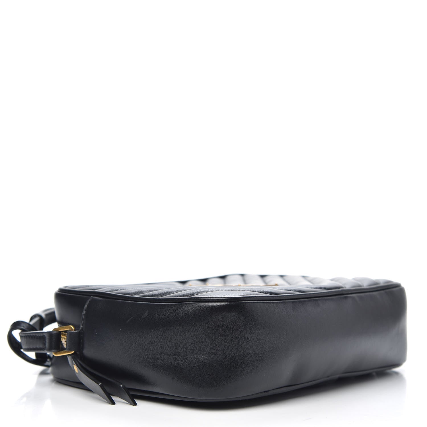 Saint Laurent Calfskin Matelasse Monogram Lou Camera Bag Black 4 of 10