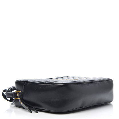 Saint Laurent Calfskin Matelasse Monogram Lou Camera Bag Black 4 of 10