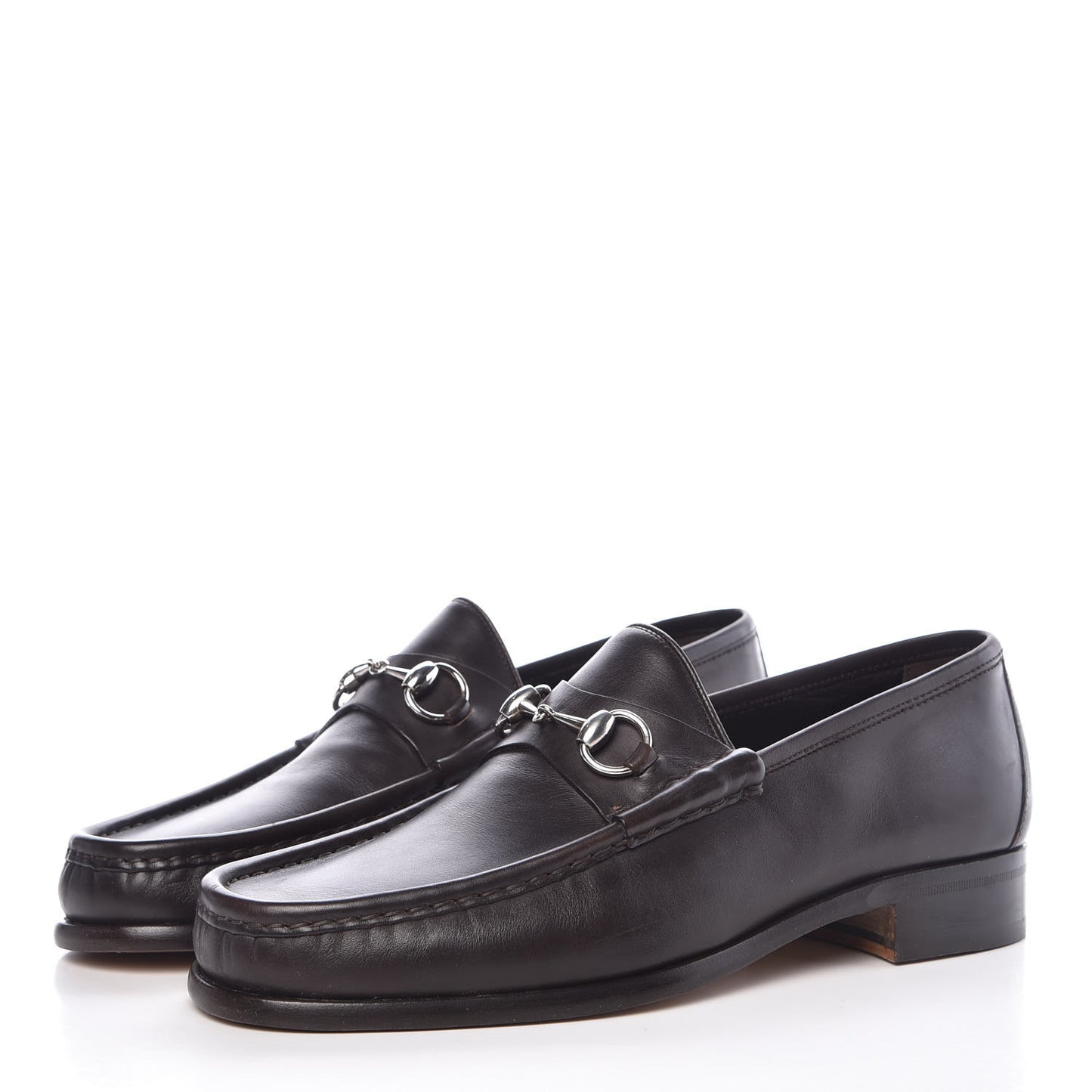 Calfskin Mens 1953 Horsebit Loafers 9.5 Marrone