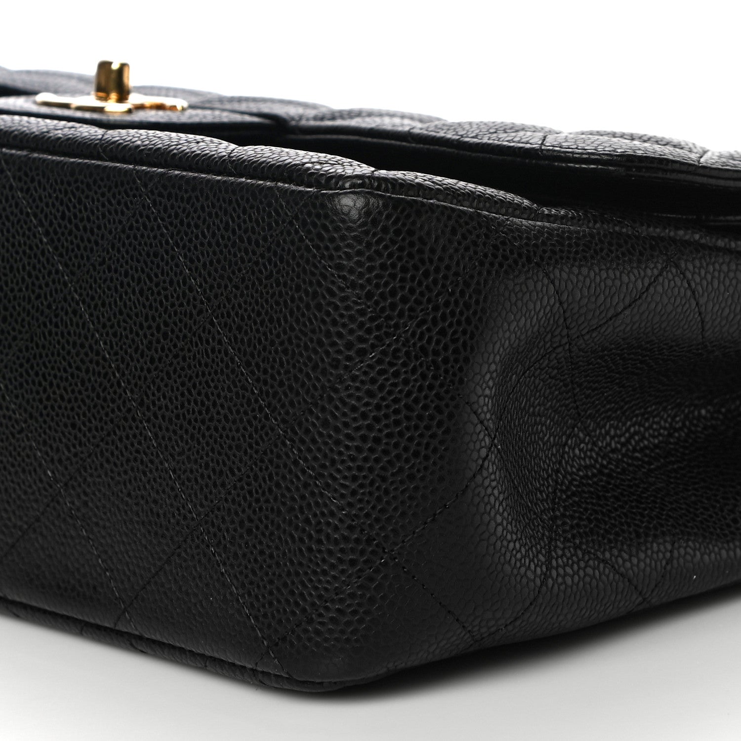 Chanel Caviar Quilted Jumbo Double Flap Black 10 of 10