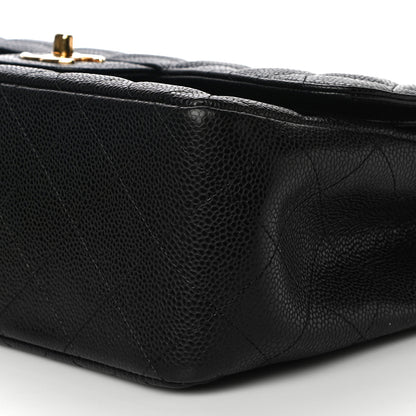 Chanel Caviar Quilted Jumbo Double Flap Black 10 of 10