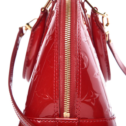 Louis Vuitton Vernis Alma BB Pomme D'Amour 11 of 12