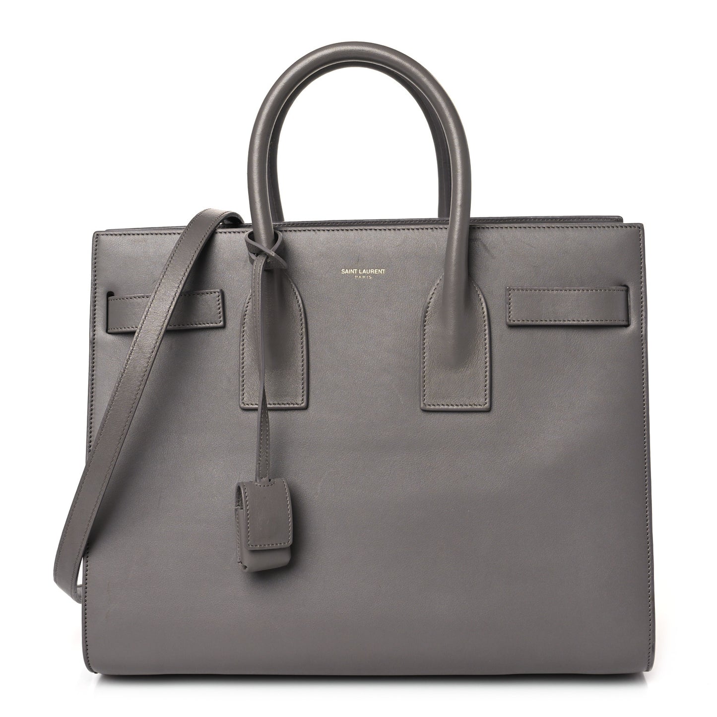 Calfskin Small Sac De Jour Grey