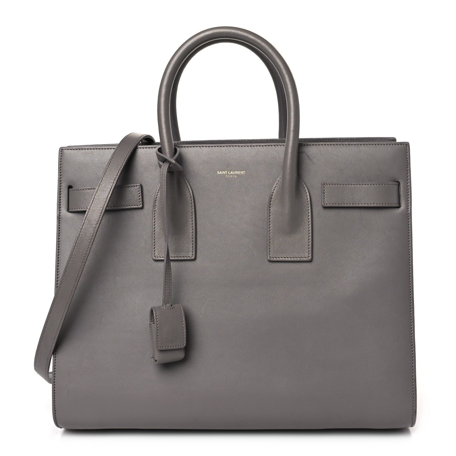 Saint Laurent Calfskin Small Sac De Jour Grey 1 of 9