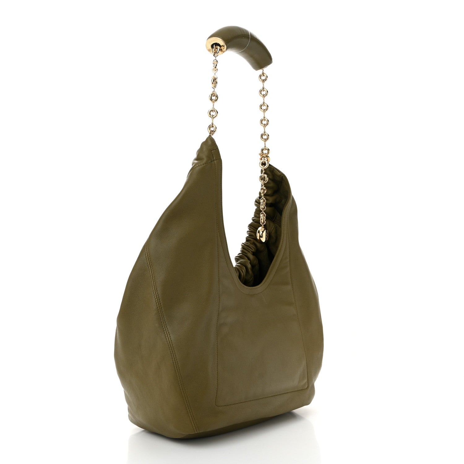 Loewe Nappa Medium Squeeze Bag Olive 3 of 11