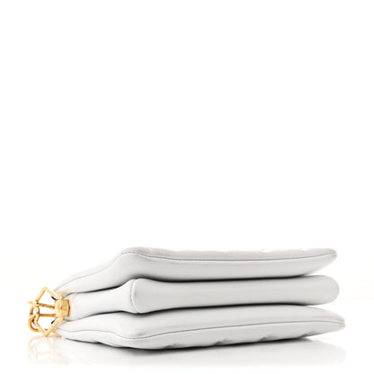 Louis Vuitton Lambskin Embossed Monogram Coussin BB White 4 of 11