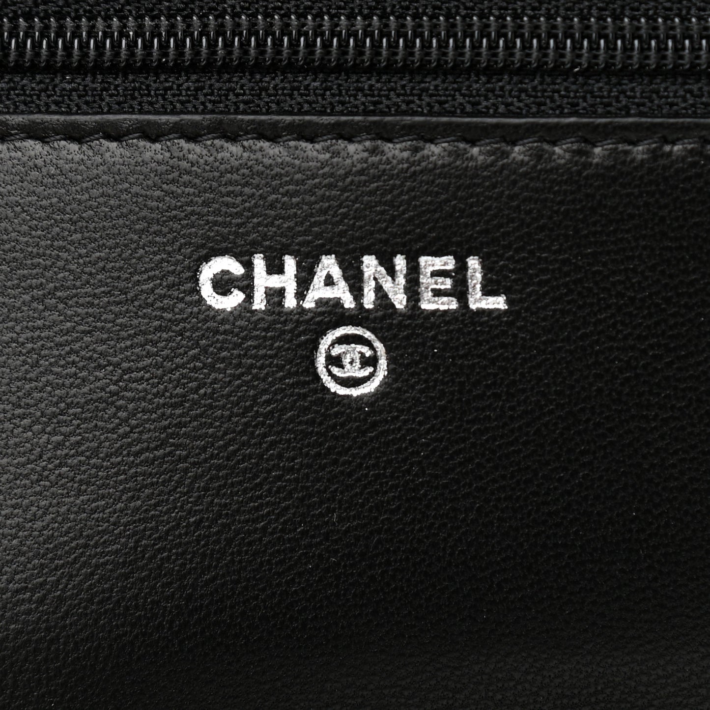 Lambskin Quilted Boy Wallet On Chain WOC Black