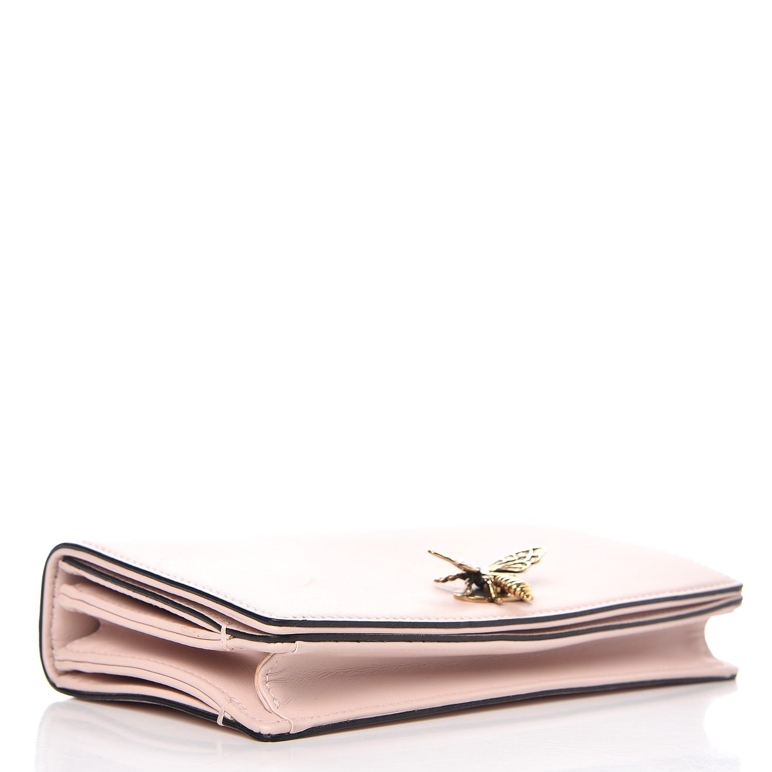 Christian Dior Calfskin Bee Pouch Pink 4 of 7