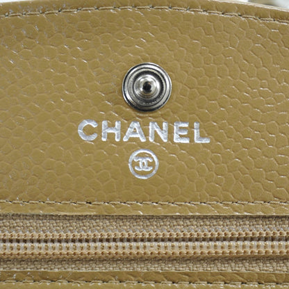 Chanel Caviar Wallet on Chain WOC Beige 7 of 10