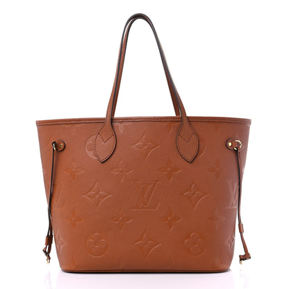 Louis Vuitton Empreinte Monogram Giant Neverfull MM Cognac 3 of 9