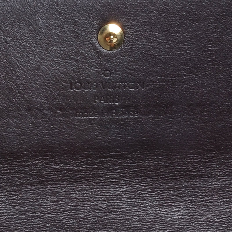 Vernis Porte Tresor International Wallet Amarante