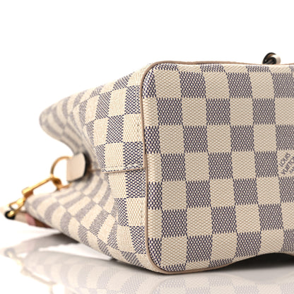 Louis Vuitton Damier Azur Braided Neonoe BB Pink 8 of 9