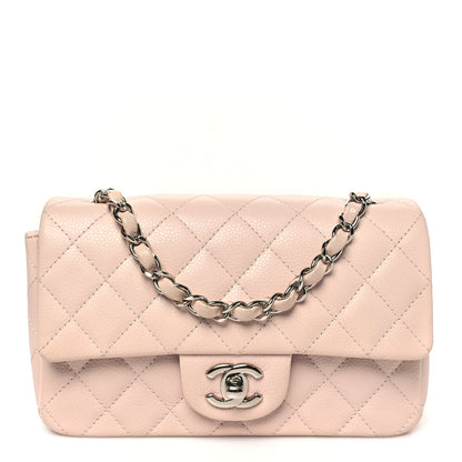 Chanel Caviar Quilted Mini Rectangular Flap Light Pink 1 of 10