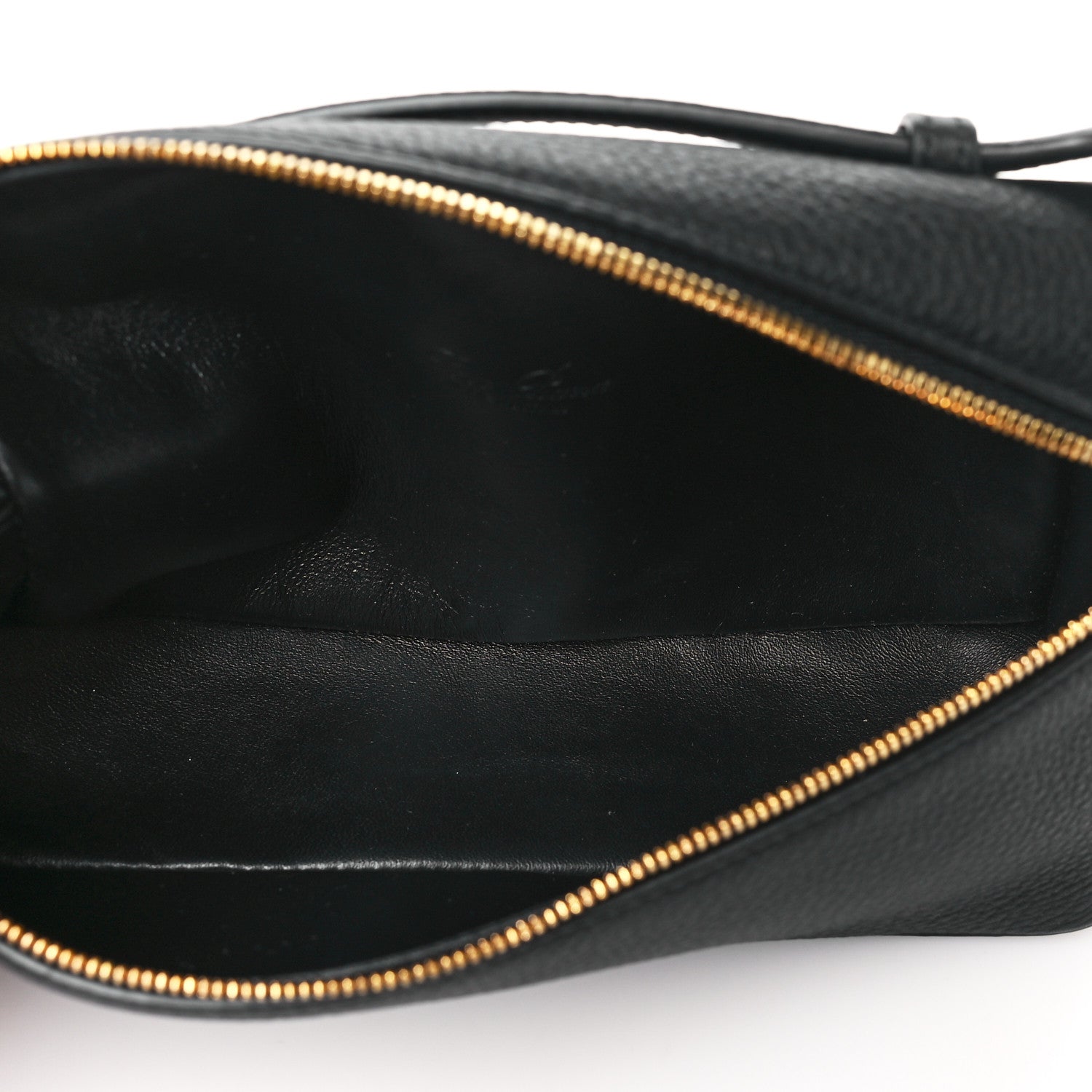 Loro Piana Grained Calfskin L19 Extra Pocket Pouch Black 5 of 10