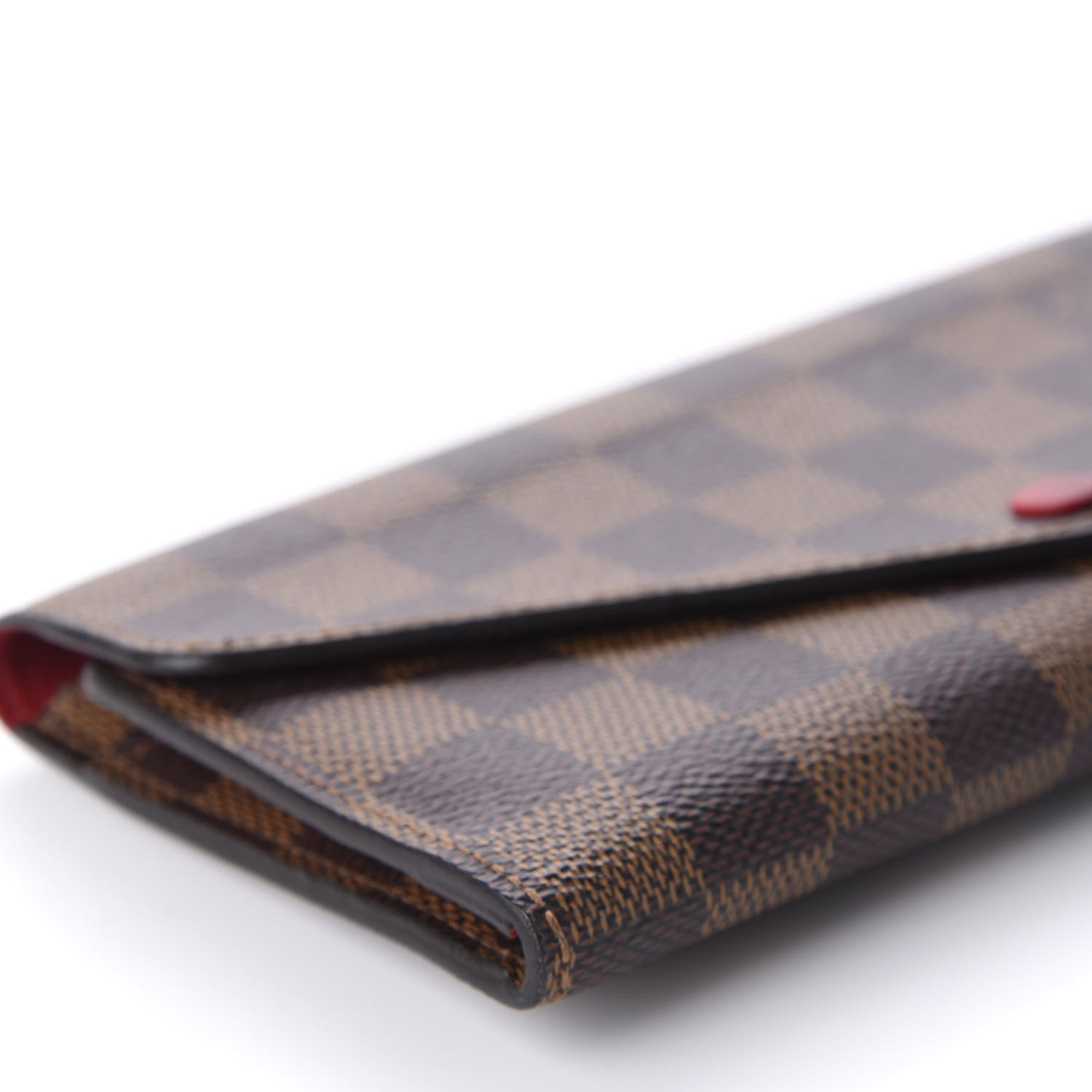 Louis Vuitton Damier Ebene Josephine Wallet Red 6 of 9