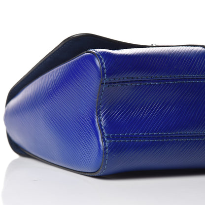 Louis Vuitton Epi Flamingo Twist Shoulder Bag MM Blue 13 of 14