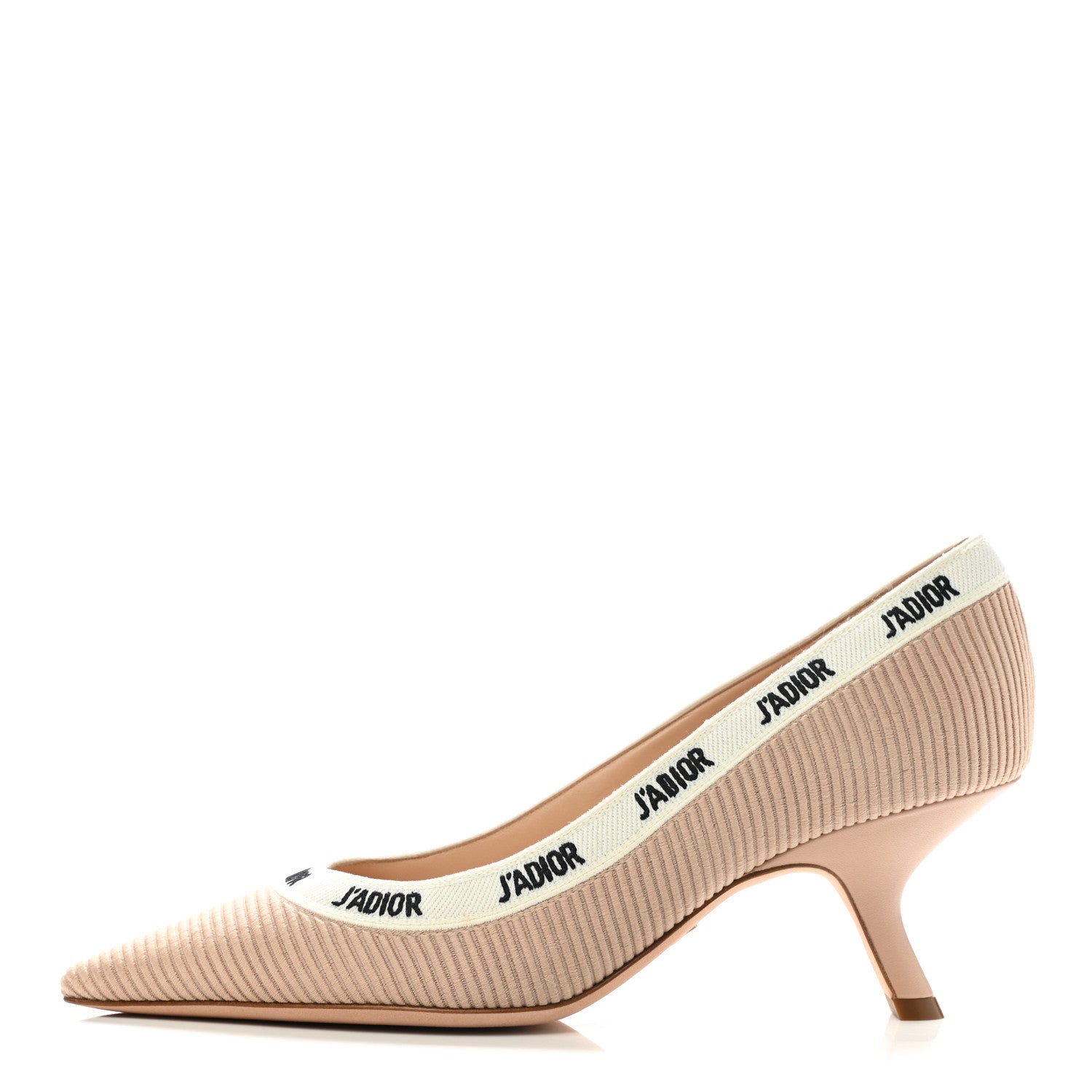 Christian Dior Technical Canvas Ribbon J 'Adior Pumps 37.5 Powder Nude 1 of 9