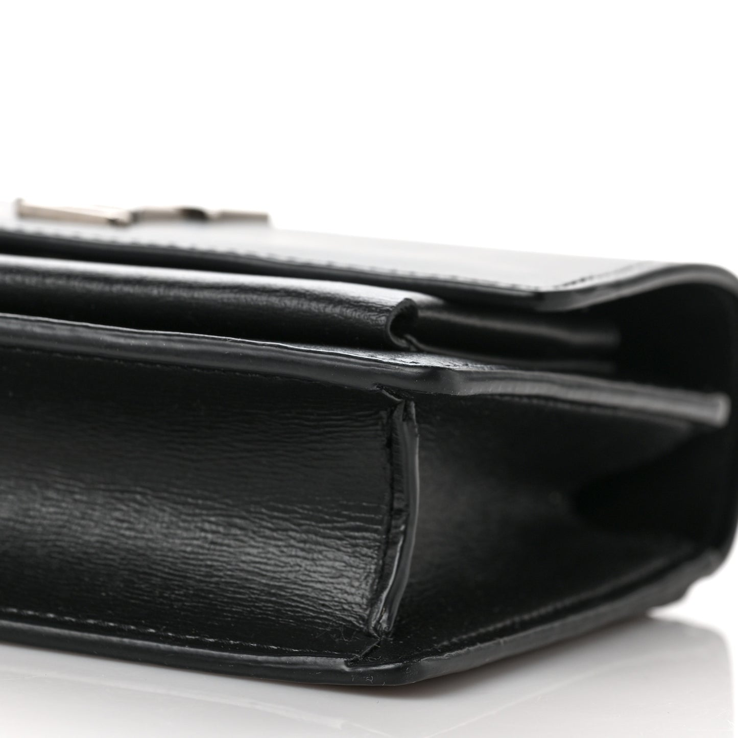 Calfskin Monogram Sunset Chain Wallet Black