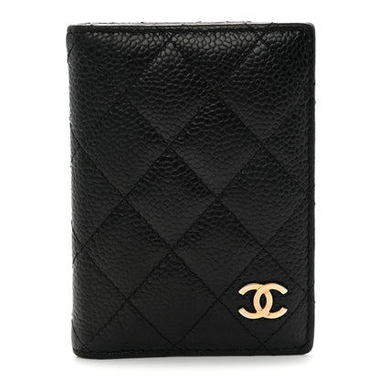 Chanel Caviar Quilted Card Holder Wallet Black 2 of 11