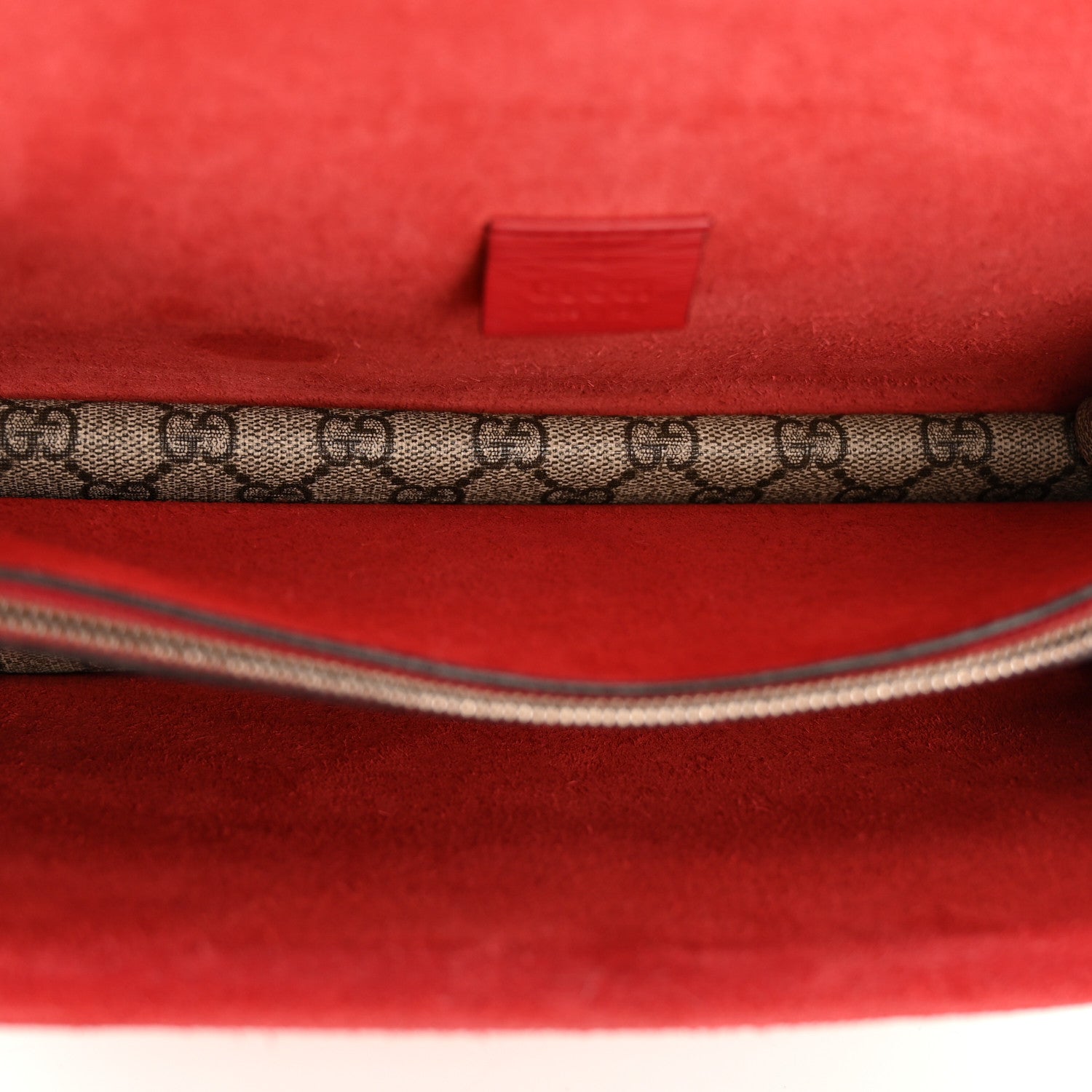 Gucci GG Supreme Monogram Small Dionysus Shoulder Bag Red 5 of 13