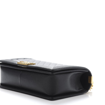 Chanel Caviar Quilted New Medium Boy Flap Black 9 of 11