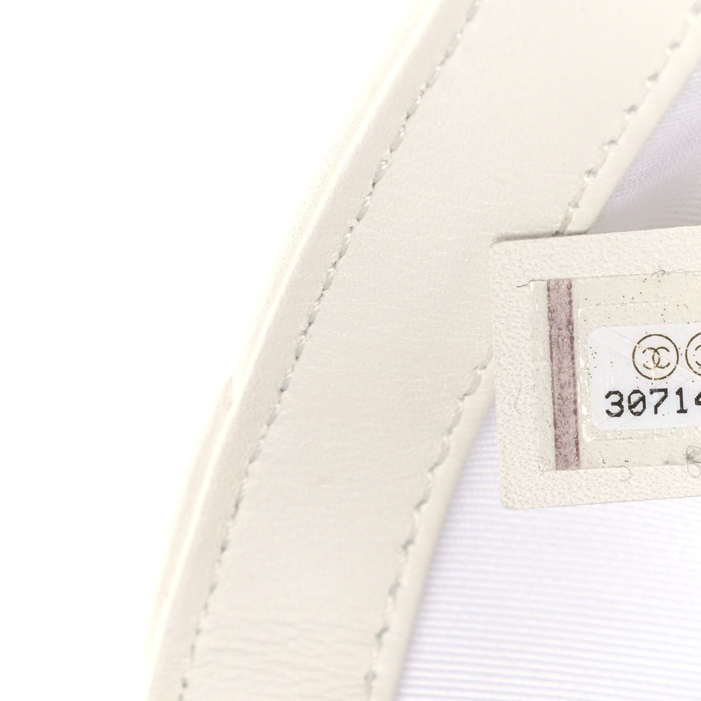 Calfskin Quilted Mini Square Bubbly Flap White