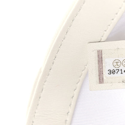 Chanel Calfskin Quilted Mini Square Bubbly Flap White 7 of 9