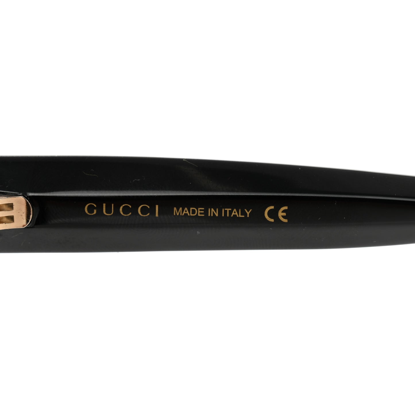 Acetate Crystal Star Round Frame Sunglasses GG0208S Black