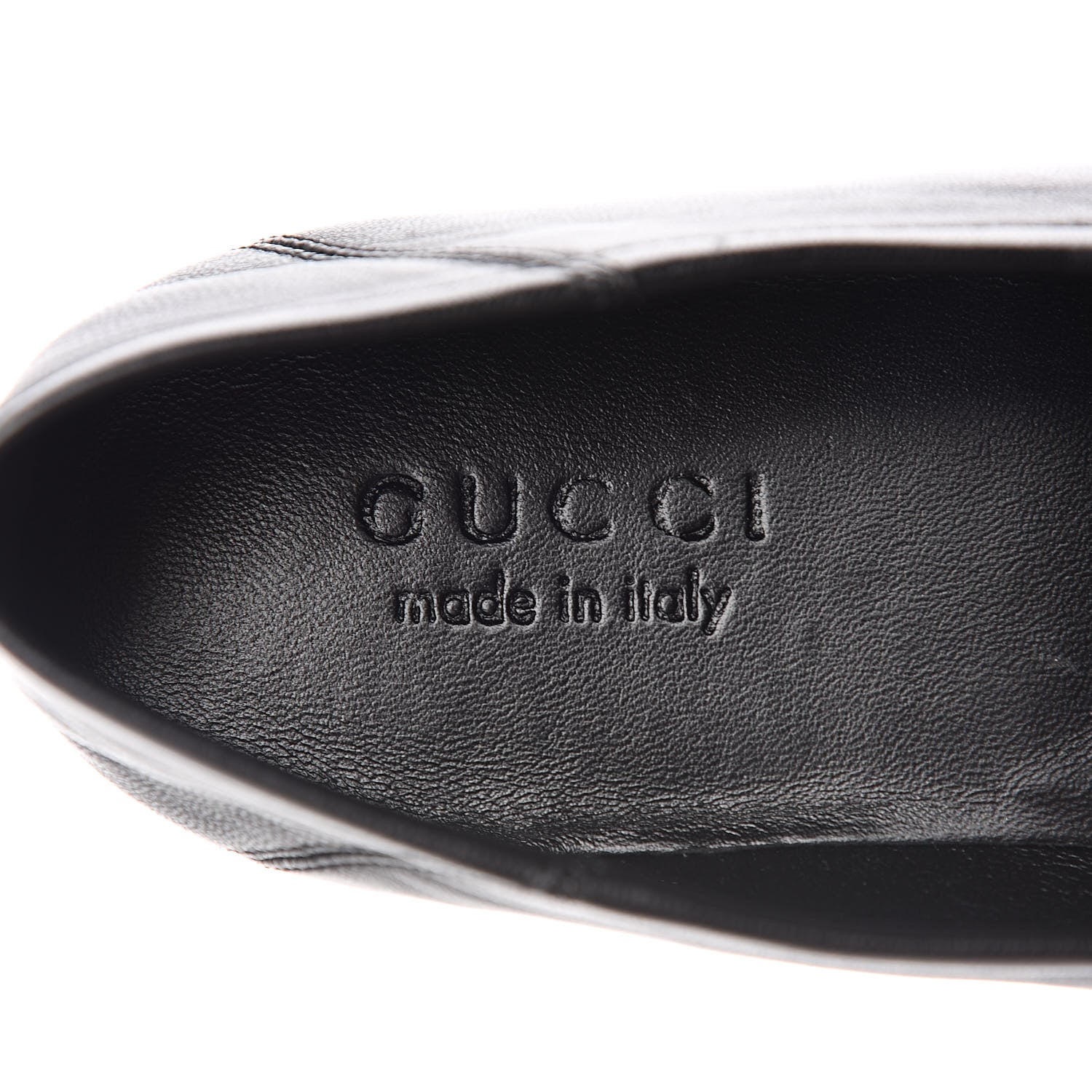 Gucci Lambskin Mens Brixton Horsebit Loafers 6 Black 7 of 9