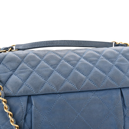 Chanel Iridescent Calfskin Large Chic Quilt Flap Dark Blue 11 of 11