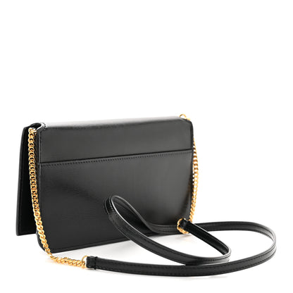 Saint Laurent SAINT LAURENT Smooth Calfskin Monogram Phone Holder Crossbody Black 2 of 9