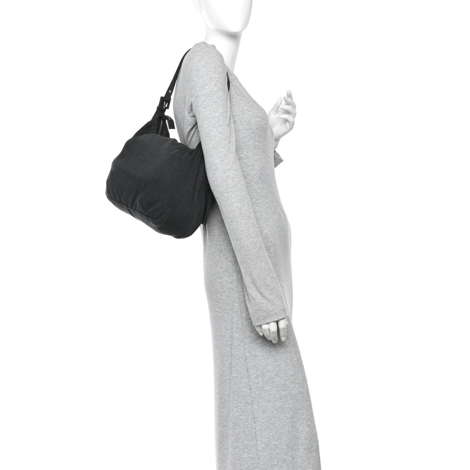 Fendi Jersey Mama Baguette Black 2 of 10