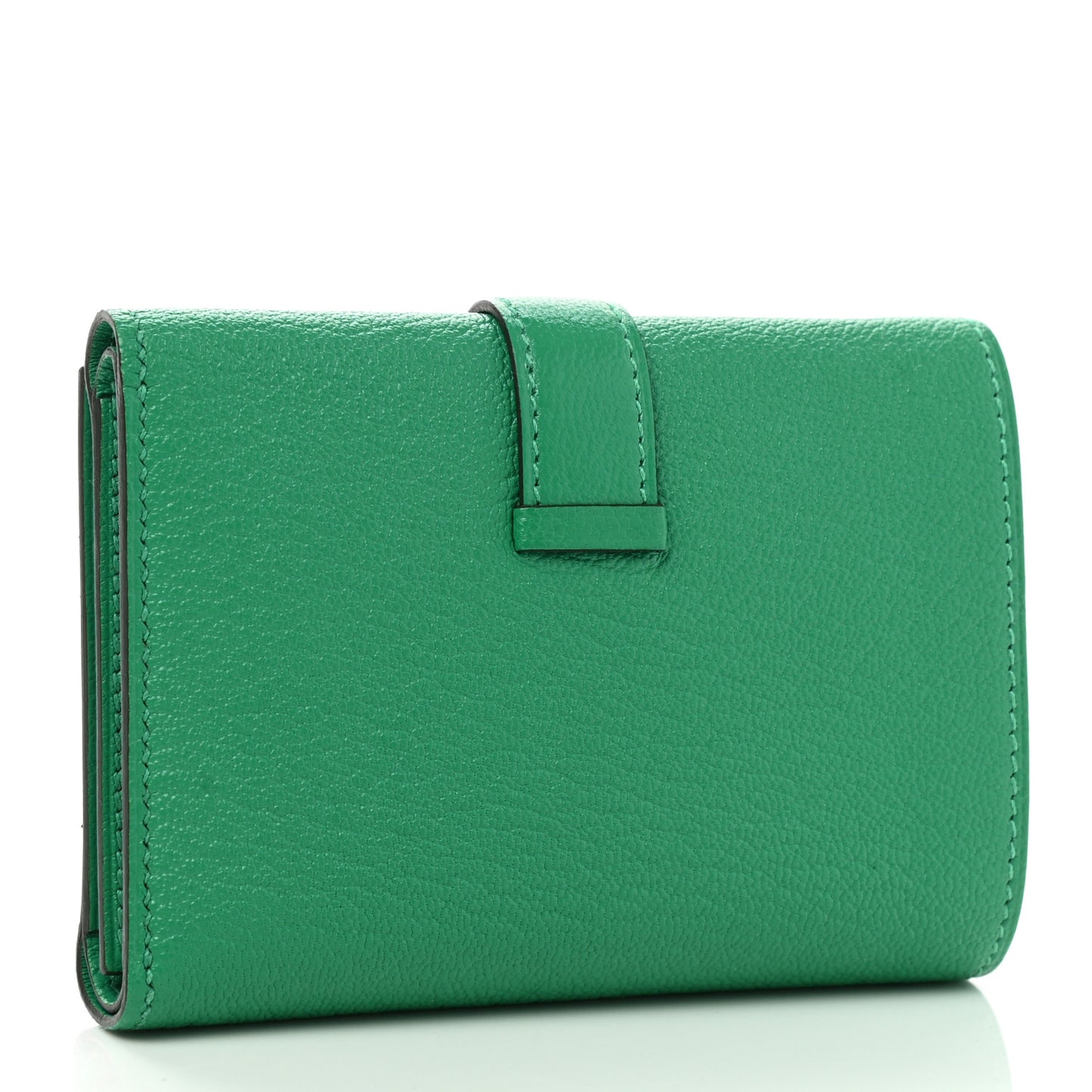 Chevre Mysore Tri-Fold Compact Bearn Wallet Menthe