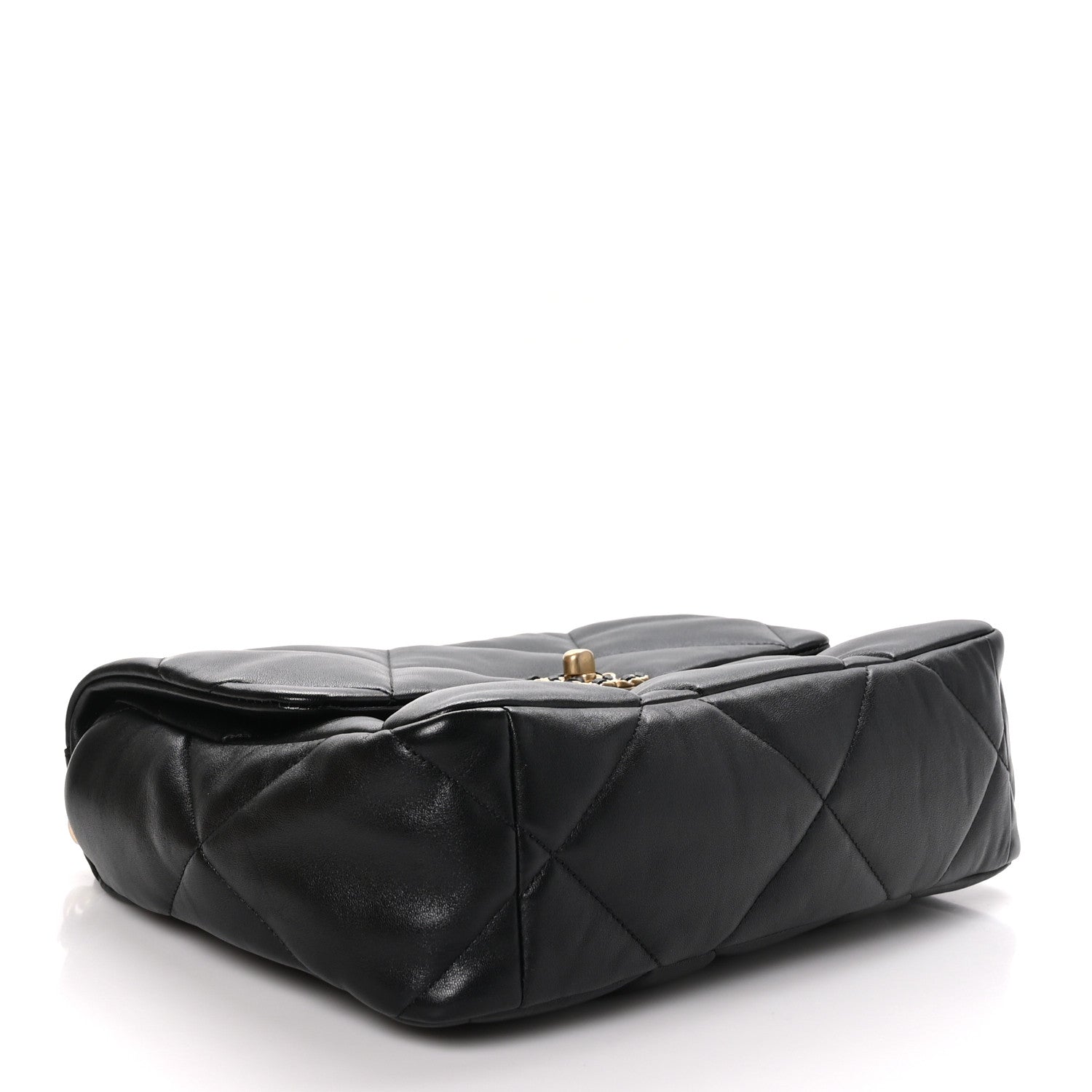 Chanel Lambskin Quilted Large Chanel 19 Flap Black 4 of 10