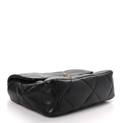 Chanel Lambskin Quilted Large Chanel 19 Flap Black 4 of 10