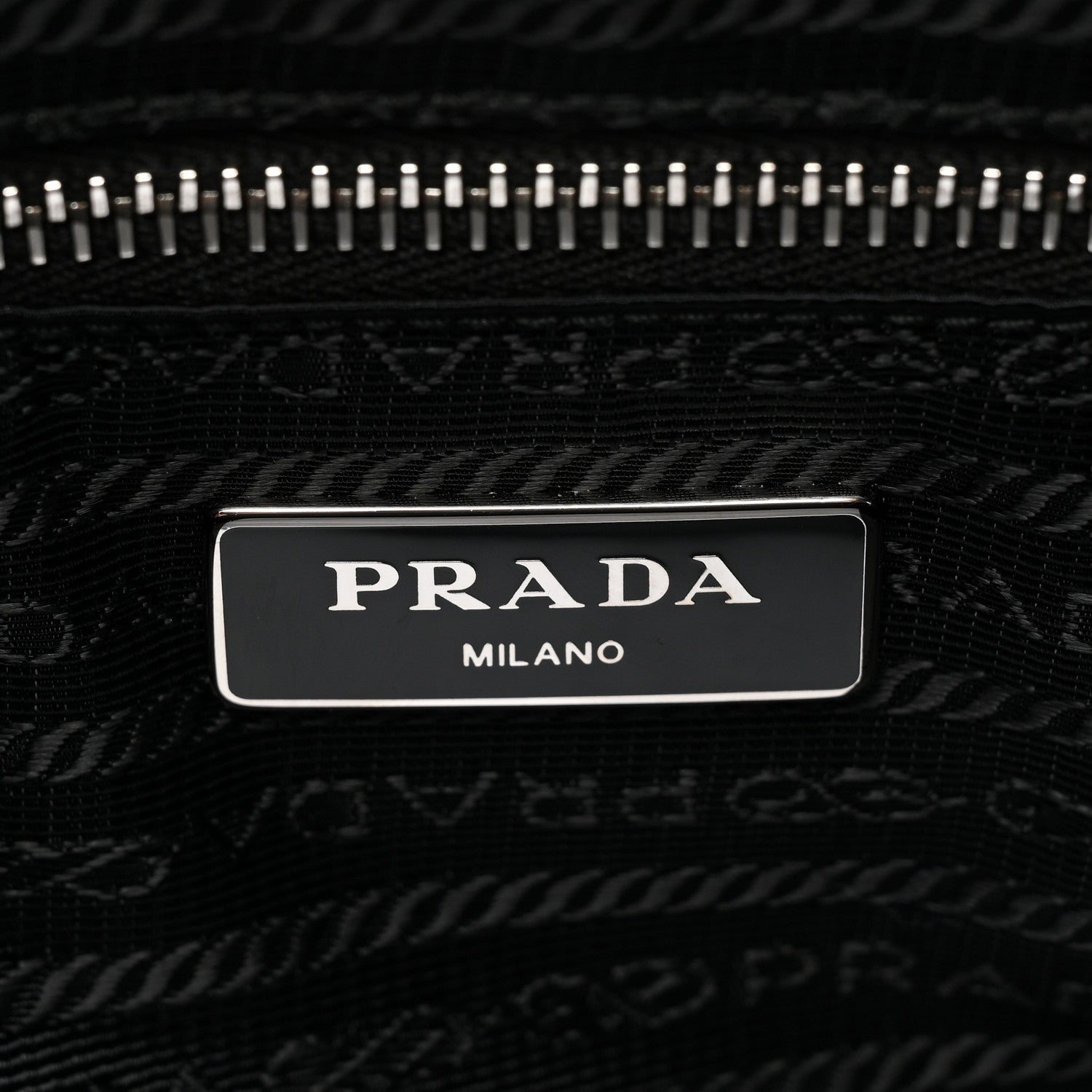 Prada Nylon Tessuto Impuntu Quilted Shoulder Bag Black 6 of 10