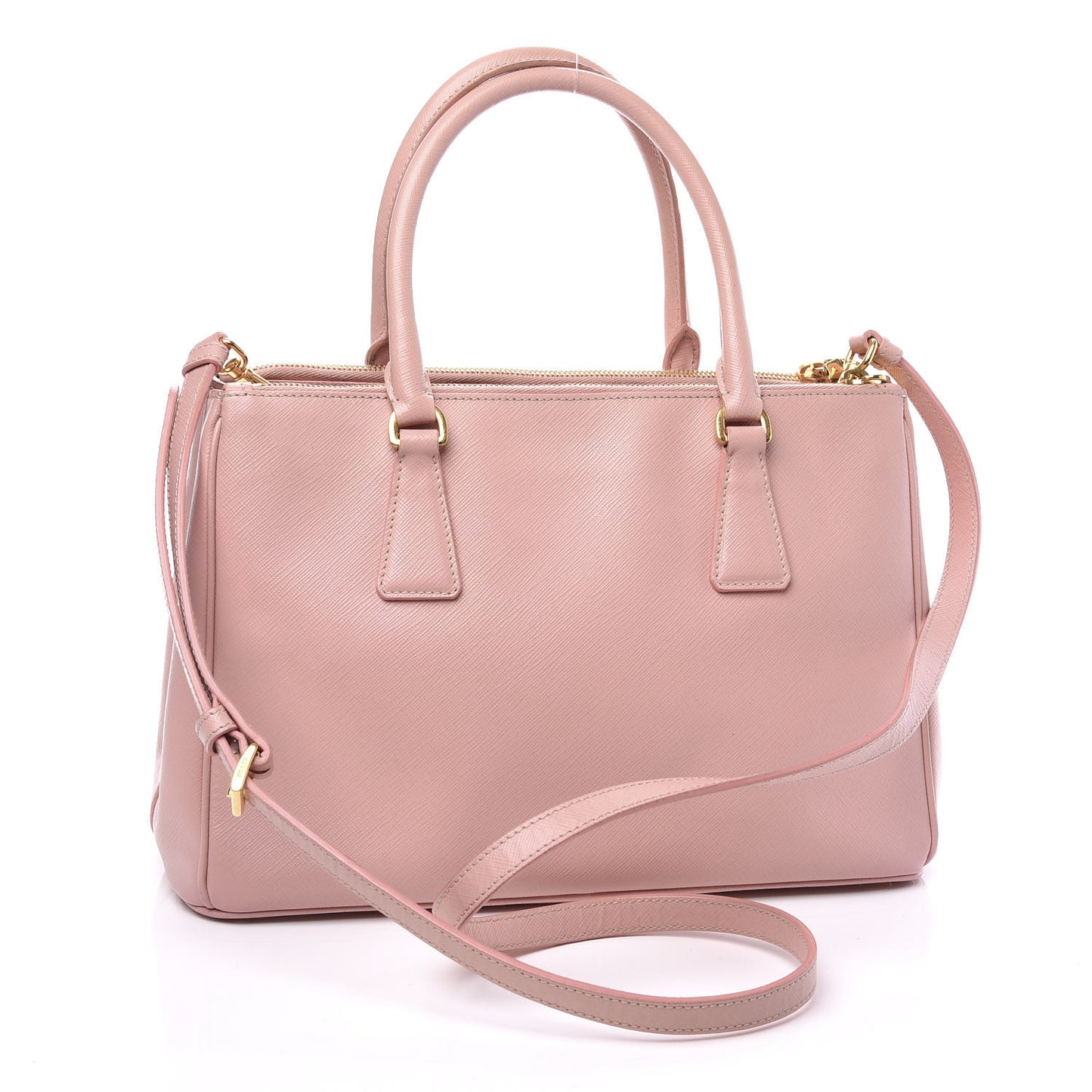 Saffiano Small Galleria Double Zip Tote Orchidea