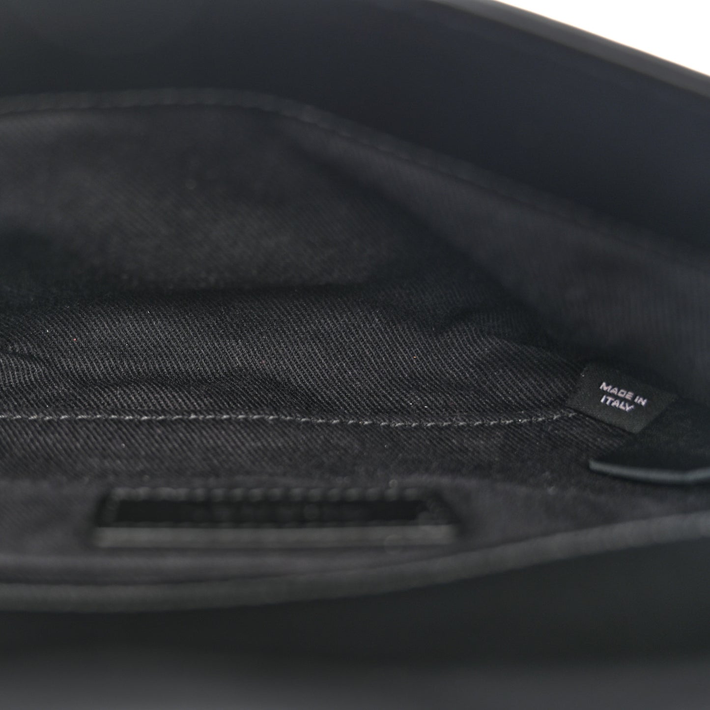 Calfskin Quilted CC Uniform Flap Belt Bag Black