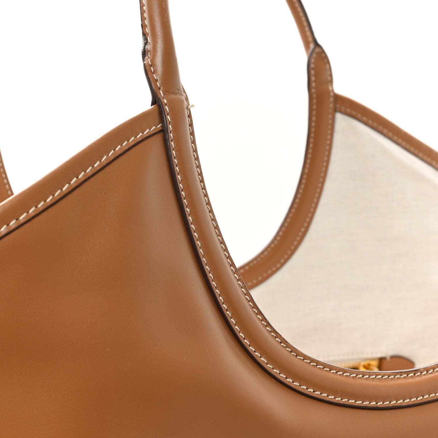 Miu Miu Nappa Large Ivy Tote Bag Cognac 11 of 11